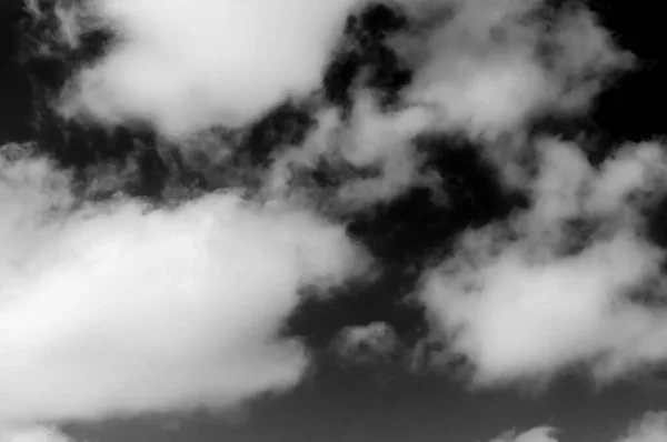 Awan Langit Hitam Dan Awan Putih Langit Hitam Dan Putih — Stok Foto