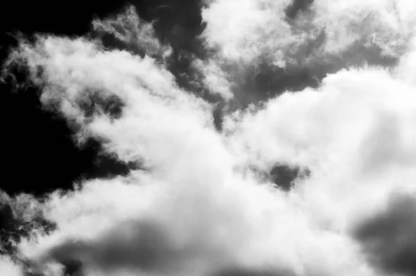 Хмари Небі Чорно Білі Хмари Небі Чорно Білі Хмари Чорному — стокове фото