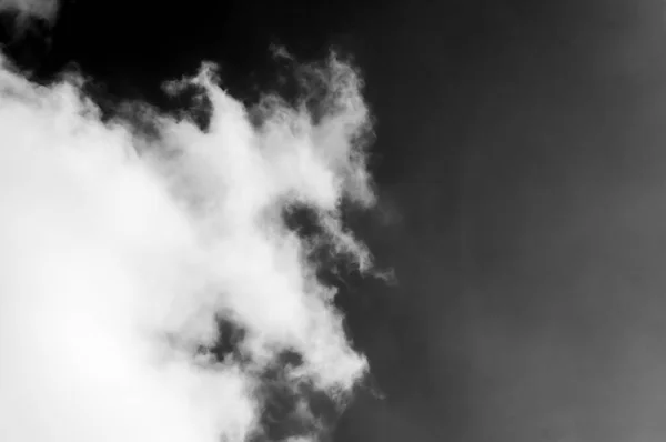 Nuages Dans Ciel Nuages Noirs Blancs Dans Ciel Noir Blanc — Photo