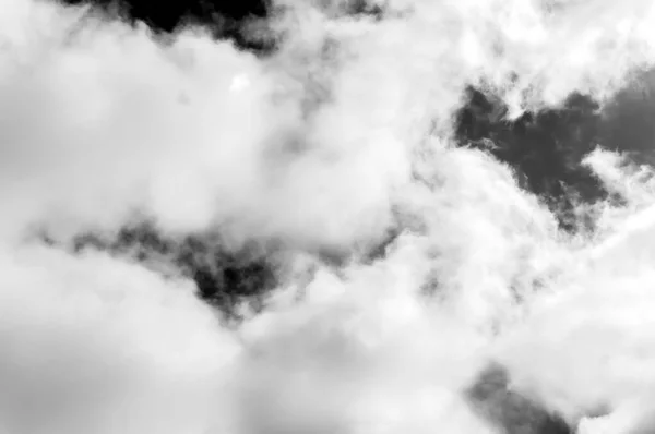 Nuvens Céu Nuvens Pretas Brancas Céu Preto Branco Ruídos Fundo — Fotografia de Stock