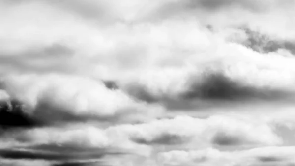 Хмари Небі Чорно Білі Хмари Небі Чорно Білі Гуки Чорному — стокове фото