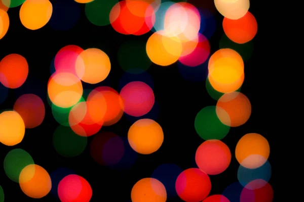 Astratto Colorato Sfocato Facula Circolare Luce Colore Sfocata Bokeh Può — Foto Stock