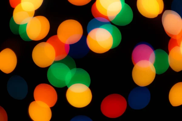 Astratto Colorato Sfocato Facula Circolare Luce Colore Sfocata Bokeh Può — Foto Stock