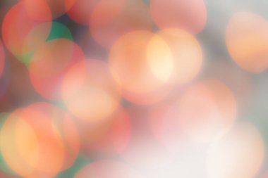Soyut renkli, odaklanmış dairesel fakül. Bokeh bulanık renk ışığı arka planı kullanabilir. Yeni yıl Bokeh feshi
