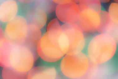 Soyut renkli, odaklanmış dairesel fakül. Bokeh bulanık renk ışığı arka planı kullanabilir. Yeni yıl Bokeh feshi