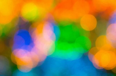 Çok renkli bokeh arkaplan dokusu, bulanık