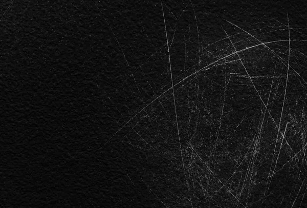 Старая Черная Штукатурка Белыми Царапинами Текстурой Царапин Текстурированная Черная Доска — стоковое фото