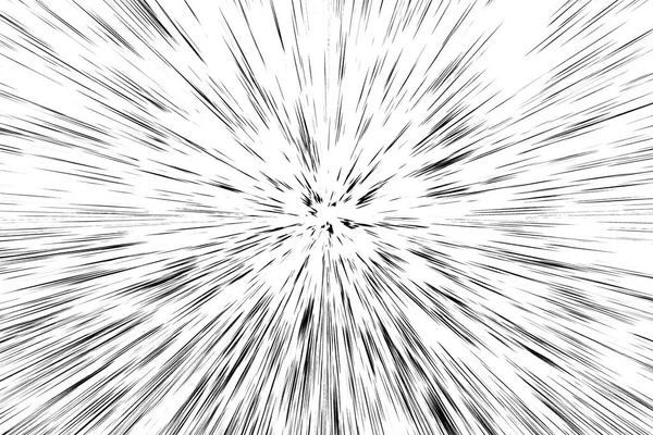 Bokeh Schwarze Linien Auf Weißem Hintergrund Abstraktion Abstrakte Lichtgeschwindigkeit Verschwimmen — Stockfoto