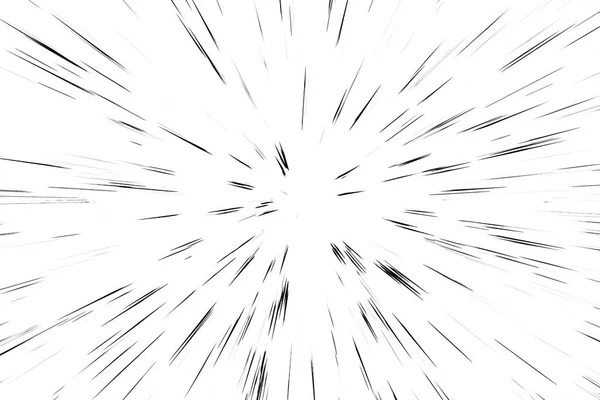 Bokeh Schwarze Linien Auf Weißem Hintergrund Abstraktion Abstrakte Lichtgeschwindigkeit Verschwimmen — Stockfoto