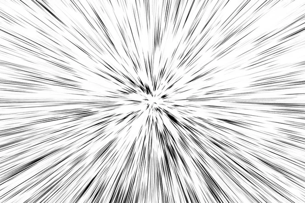 Чорні Лінії Боке Білому Тлі Абстракція Абстрактна Швидкість Світлового Руху — стокове фото