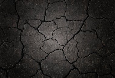 Tasarımcılar için siyah çatlak zemin