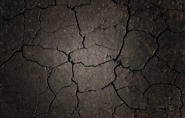 Tasarımcılar için siyah çatlak zemin