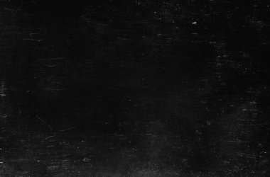 Eski siyah beton duvar, arka planda çizikler var. Beyaz çizikler ve grunge desenli esmer ve hasarlı yüzey tasarımcılar için.