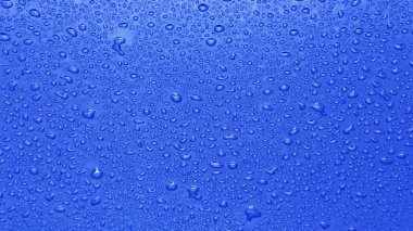 Mavi arkaplanda su damlaları, doku