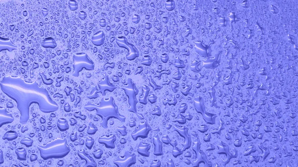 Vatten Droppar Lila Bakgrund Konsistens — Stockfoto