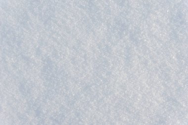 Beyaz, parlak kar arkaplan dokusu, taze kar dokusu, karlı yüzey yakın çekim