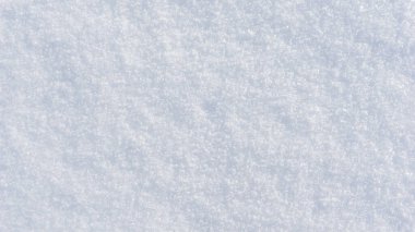 Beyaz, parlak kar arkaplan dokusu, taze kar dokusu, karlı yüzey yakın çekim