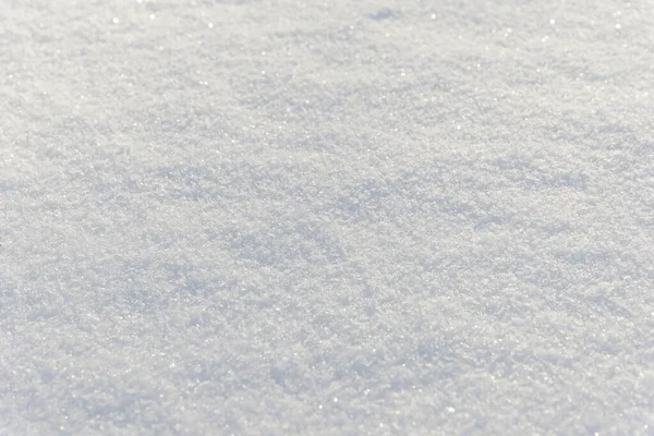 Beyaz Parlak Kar Arkaplan Dokusu Taze Kar Dokusu Karlı Yüzey — Stok fotoğraf