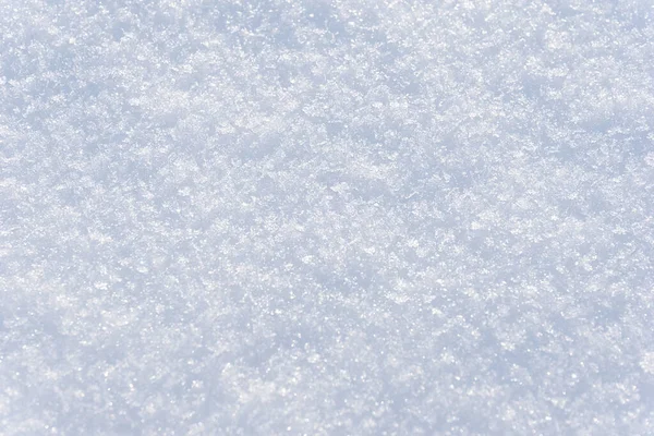 Witte Zuivere Glanzende Sneeuw Achtergrond Textuur Verse Sneeuw Textuur Blauwe — Stockfoto