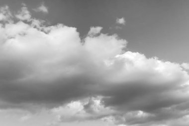 Siyah beyaz bulutların arkaplan dokusu