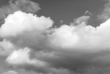 Siyah beyaz bulutların arkaplan dokusu