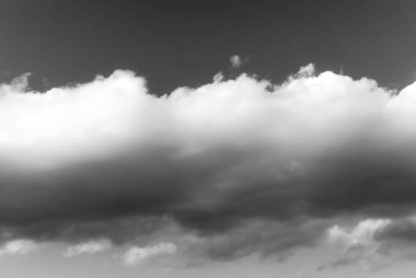 Siyah beyaz bulutların arkaplan dokusu