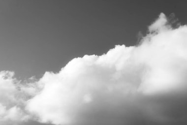 Siyah beyaz bulutların arkaplan dokusu