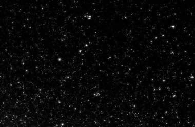 Siyah arkaplanda kaotik beyaz bokeh, ışık lekeleri dokusu, soyut bulanıklık, düşen kar, yıldızlı gökyüzü