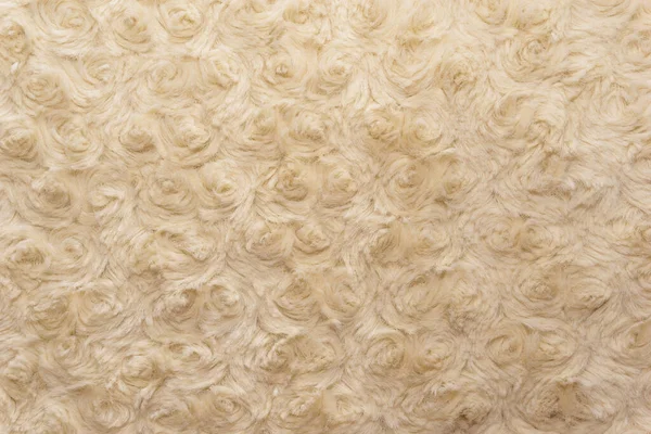 Béžová Přírodní Vlna Kroucením Textury Pozadí Bavlněná Vlna Bílý Rouno — Stock fotografie