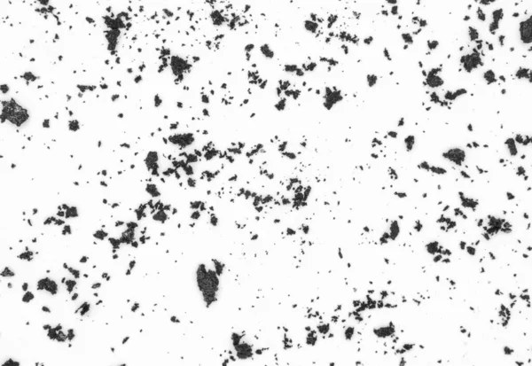 Schwarzer Grund Auf Weißem Hintergrund Schmutz Und Staub Auf Weißem — Stockfoto