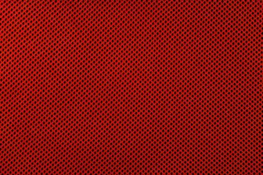 Elmas desenli kırmızı ve siyah tekstil arka plan, yakın plan deseni