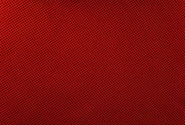 Elmas desenli kırmızı ve siyah tekstil arka plan, yakın plan deseni