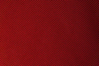 Elmas desenli kırmızı ve siyah tekstil arka plan, yakın plan deseni