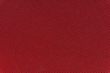 Elmas desenli kırmızı ve siyah tekstil arka plan, yakın plan deseni