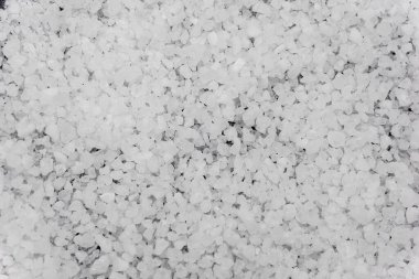 Beyaz deniz tuzu arka plan dokusu, makro fotoğrafçılık