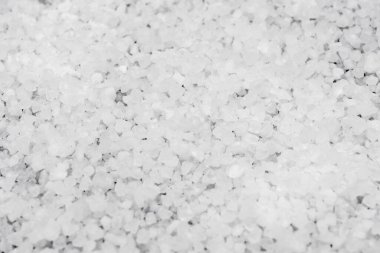 Beyaz deniz tuzu arka plan dokusu, makro fotoğrafçılık