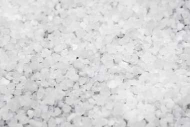 Beyaz deniz tuzu arka plan dokusu, makro fotoğrafçılık