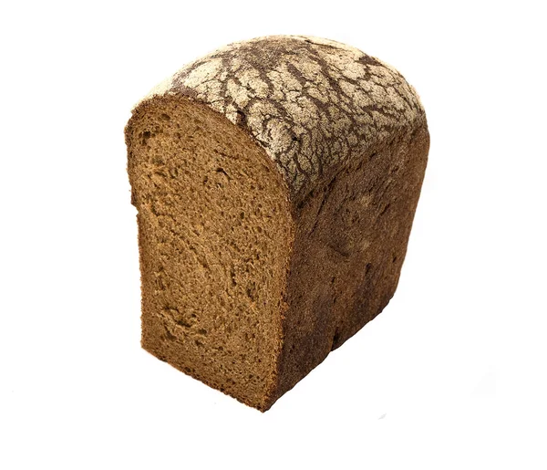 Limpa Grått Bröd Isolerad Vit Bakgrund — Stockfoto