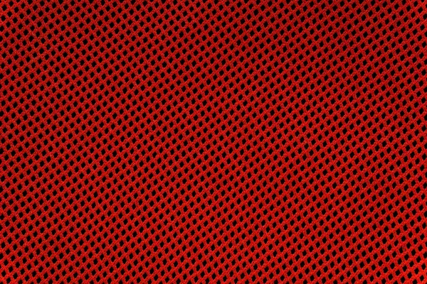 Elmas desenli kırmızı ve siyah tekstil arka plan, yakın plan deseni