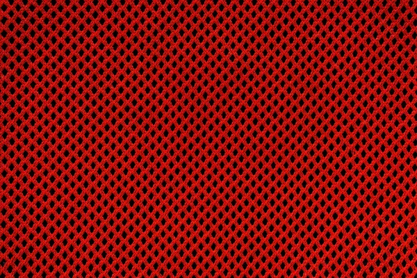 Elmas desenli kırmızı ve siyah tekstil arka plan, yakın plan deseni