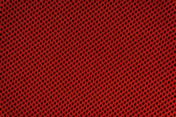 Elmas desenli kırmızı ve siyah tekstil arka plan, yakın plan deseni