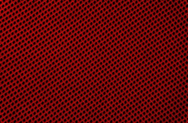 Elmas desenli kırmızı ve siyah tekstil arka plan, yakın plan deseni