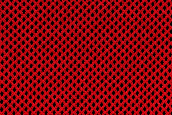 Elmas desenli kırmızı ve siyah tekstil arka plan, yakın plan deseni