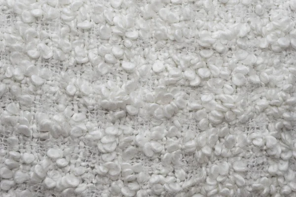Beyaz dokuma malzemesinin dokusu doğal yün, arka plan