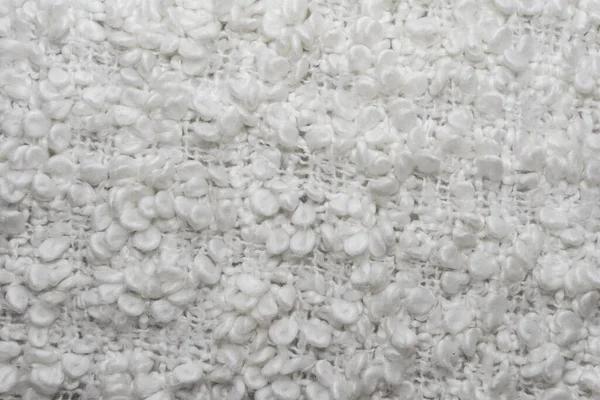 Beyaz dokuma malzemesinin dokusu doğal yün, arka plan