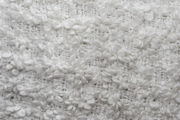 Beyaz dokuma malzemesinin dokusu doğal yün, arka plan
