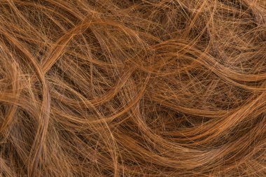 Kahverengi uzun saç dokusu arka planı