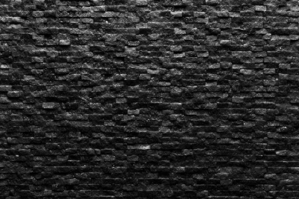 Черная Современная Декоративная Стена Небольшого Мраморного Брика Фактурой Фона Декоративный — стоковое фото
