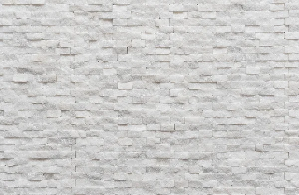 Witte Moderne Decoratieve Muur Kleine Marmeren Baksteen Achtergrond Textuur Decoratieve — Stockfoto
