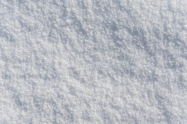 Beyaz kar dokusu, mavi tonda taze kar dokusu.